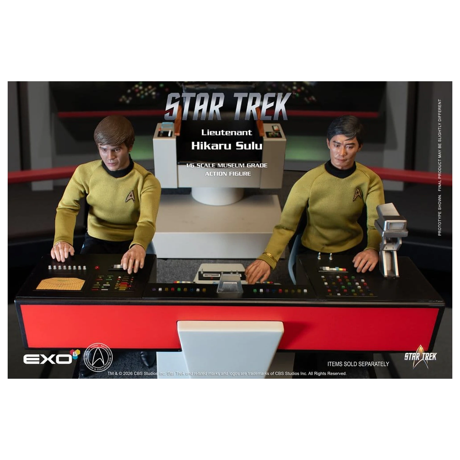 Star Trek: The Original Series Actionfigur 1/6 Lt. Sulu 30 Zentimeter Produktfoto