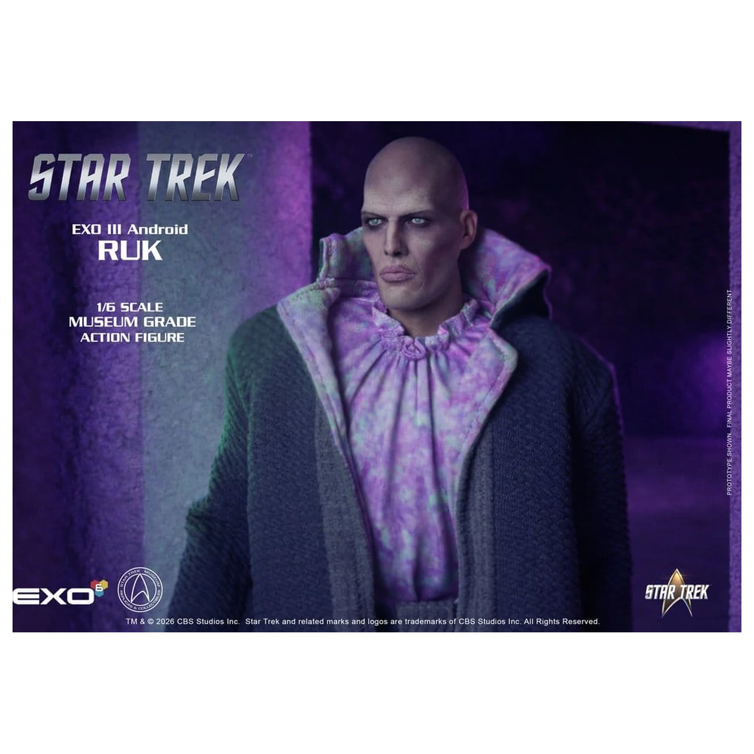 Star Trek: The Original Series Actionfigur 1/6 Ruk EXO III Android 33 cm Produktfoto