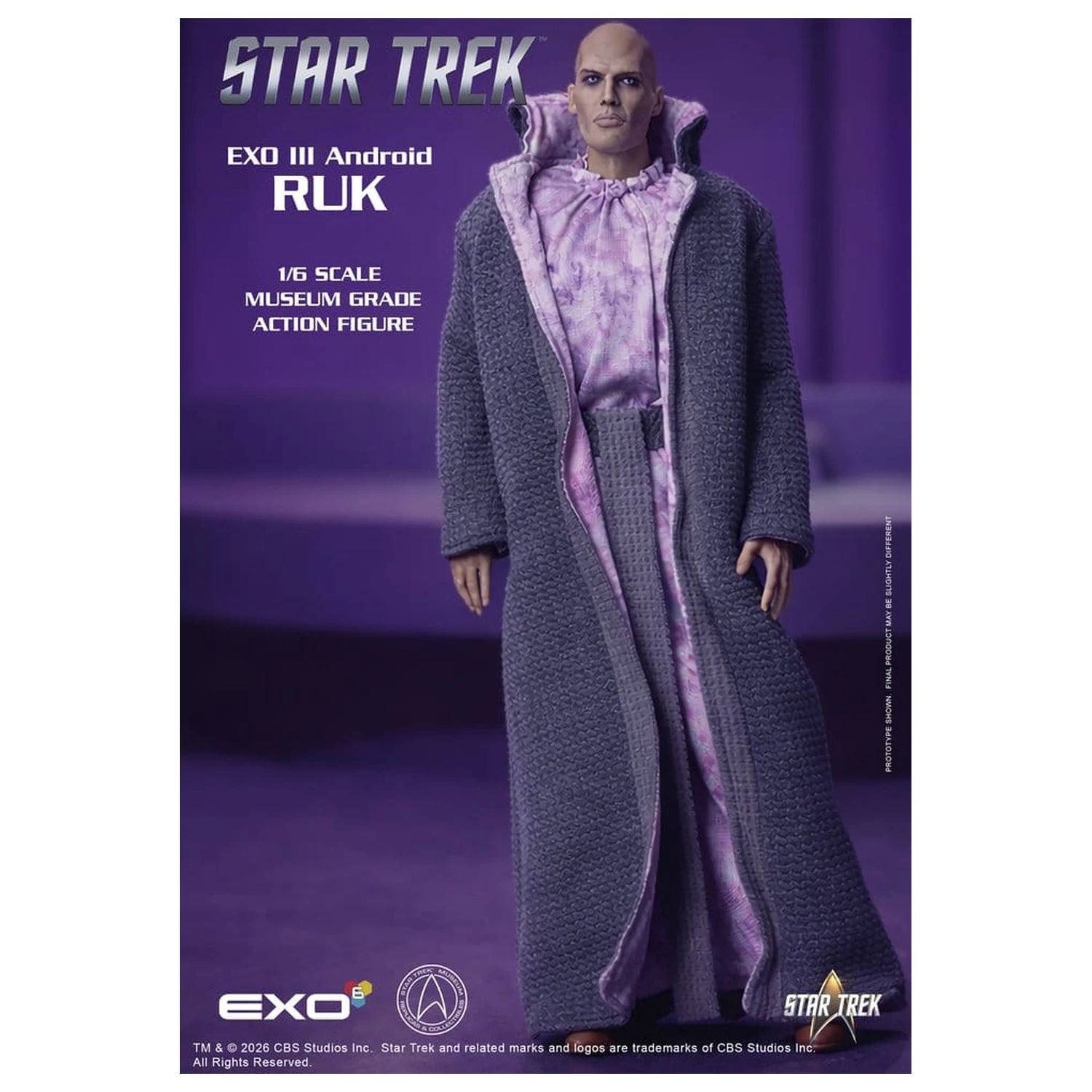 Star Trek: The Original Series Actionfigur 1/6 Ruk EXO III Android 33 cm Produktfoto