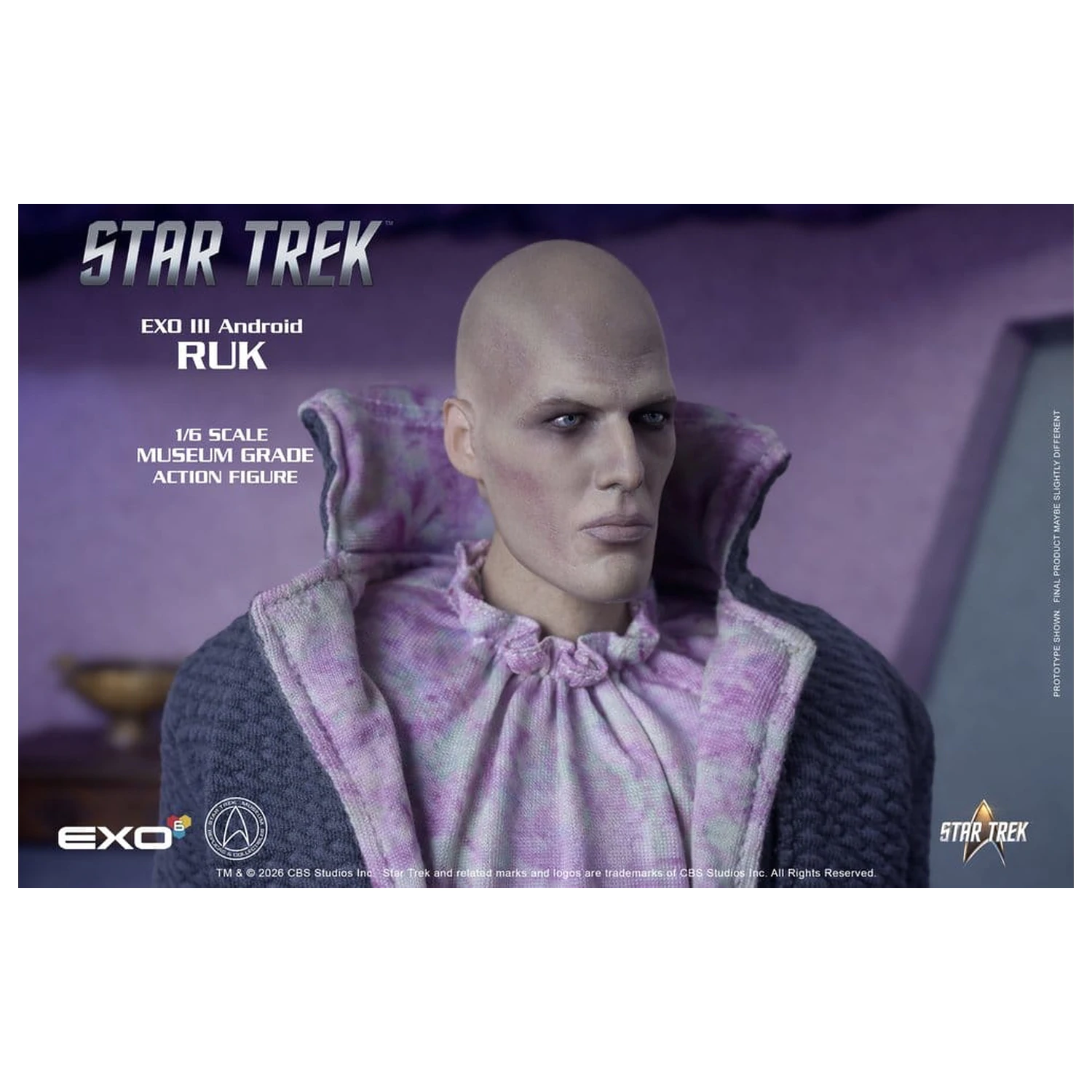 Star Trek: The Original Series Actionfigur 1/6 Ruk EXO III Android 33 cm Produktfoto