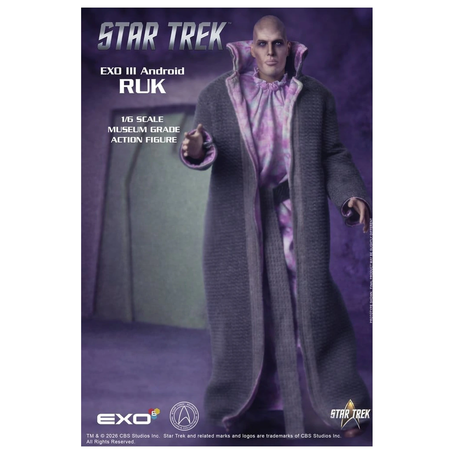 Star Trek: The Original Series Actionfigur 1/6 Ruk EXO III Android 33 cm Produktfoto