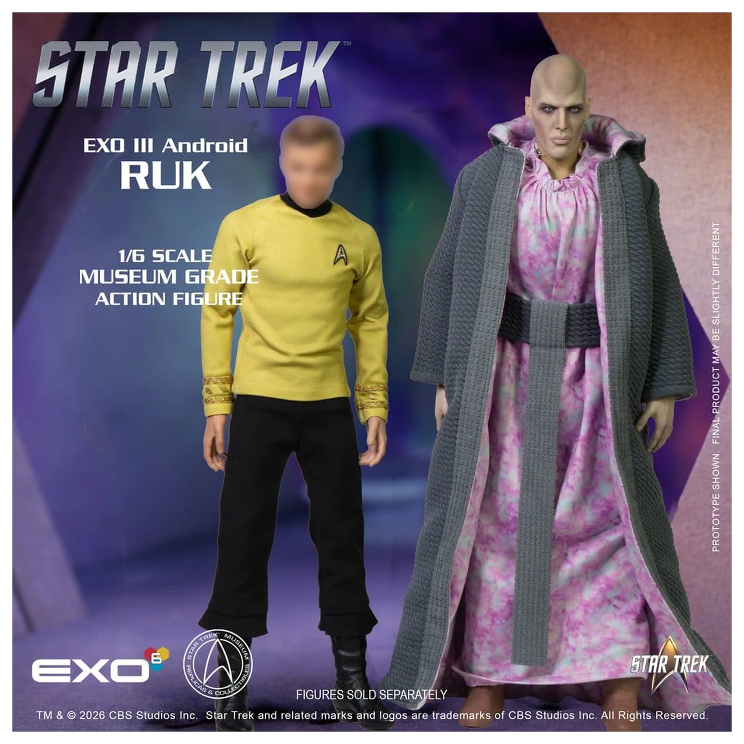 Star Trek: The Original Series Actionfigur 1/6 Ruk EXO III Android 33 cm Produktfoto