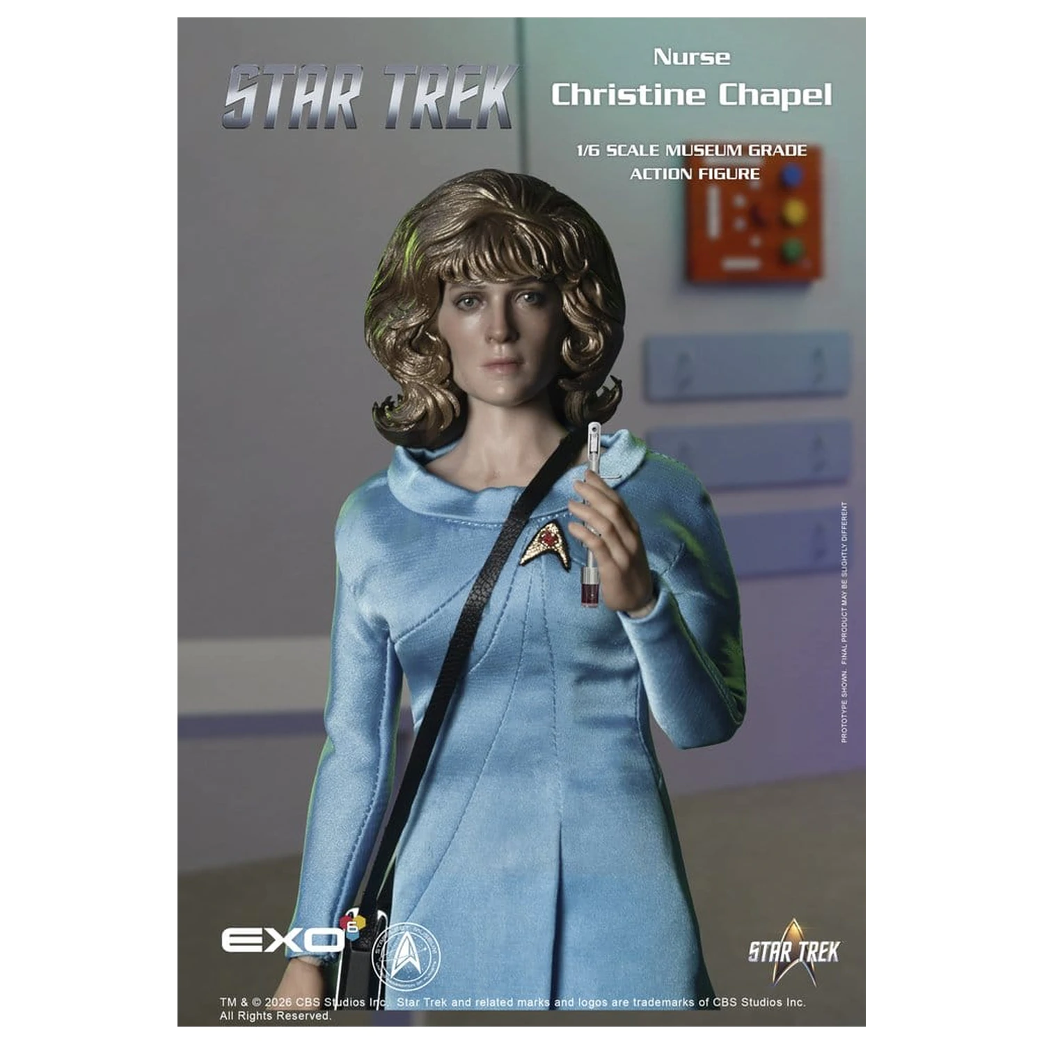 Star Trek: The Original Series Museum Grade Action Figur 1/6 Nurse Christine Chapel 28 Zentimeter Produktfoto