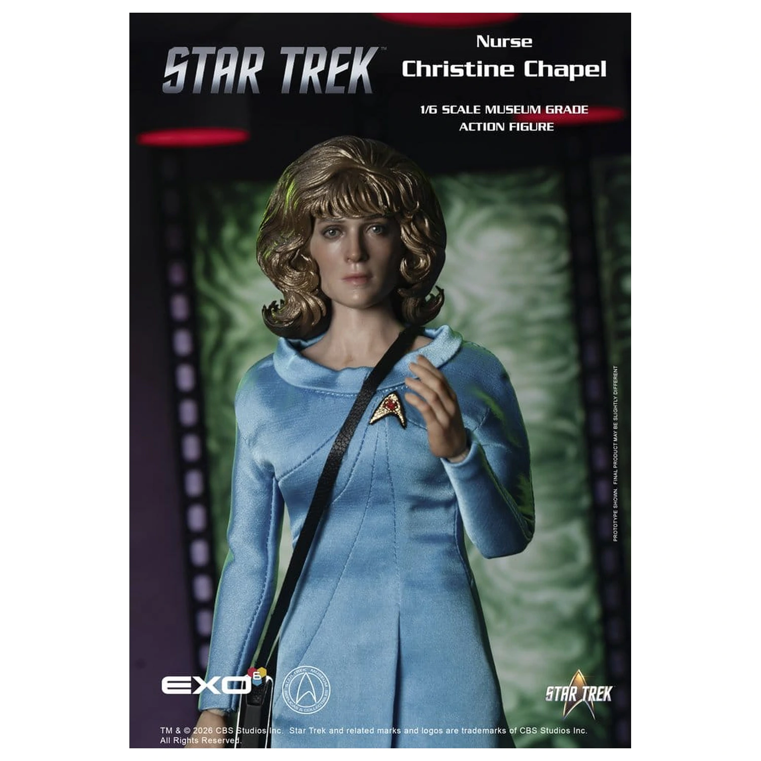 Star Trek: The Original Series Museum Grade Action Figur 1/6 Nurse Christine Chapel 28 Zentimeter Produktfoto
