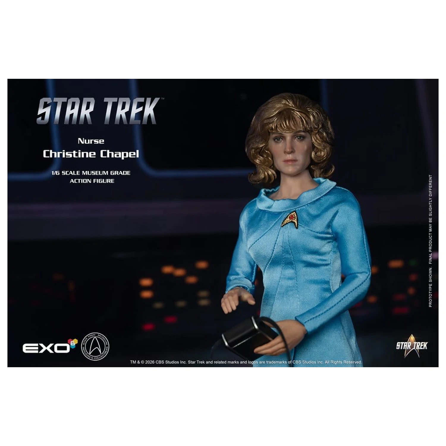 Star Trek: The Original Series Museum Grade Action Figur 1/6 Nurse Christine Chapel 28 Zentimeter Produktfoto