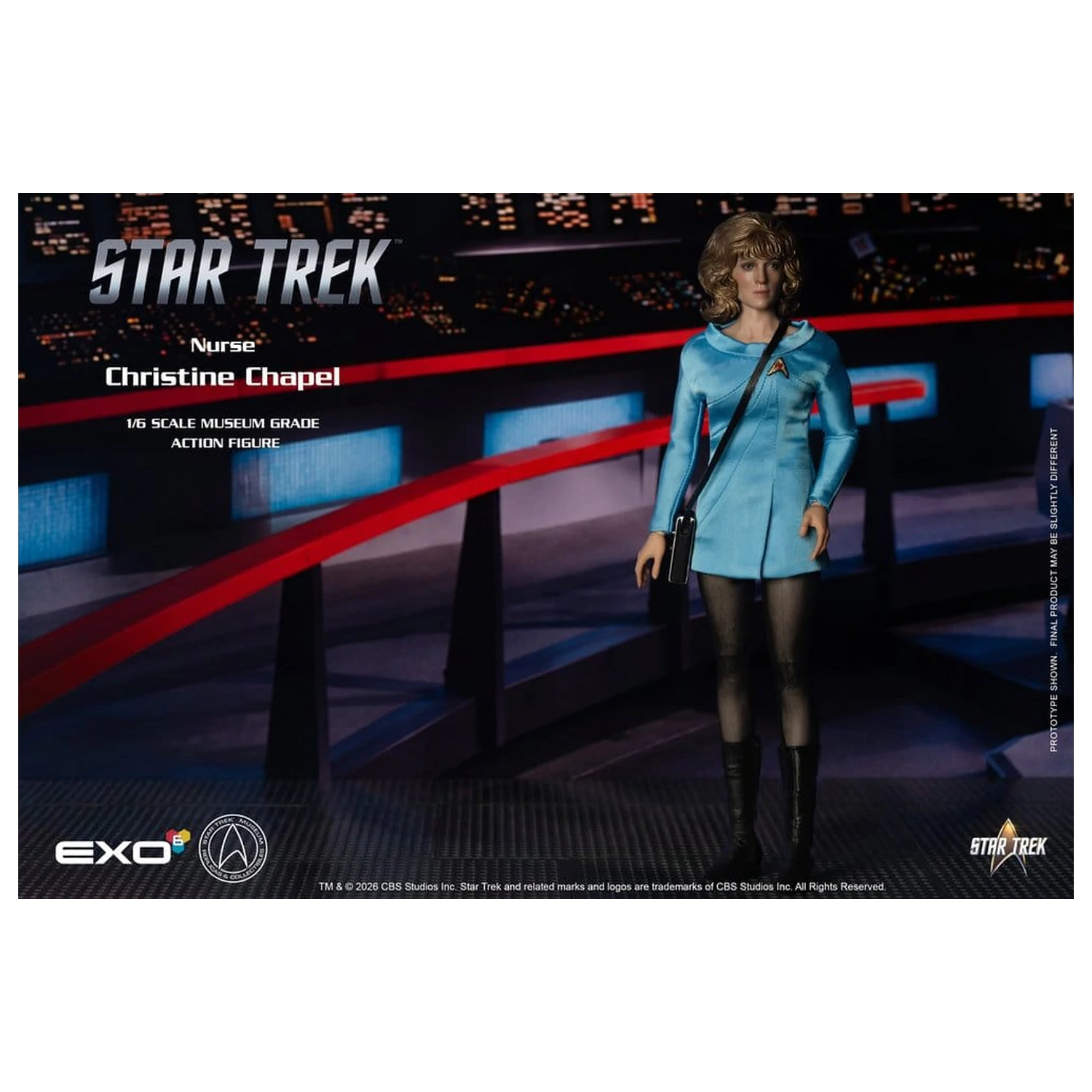 Star Trek: The Original Series Museum Grade Action Figur 1/6 Nurse Christine Chapel 28 Zentimeter Produktfoto