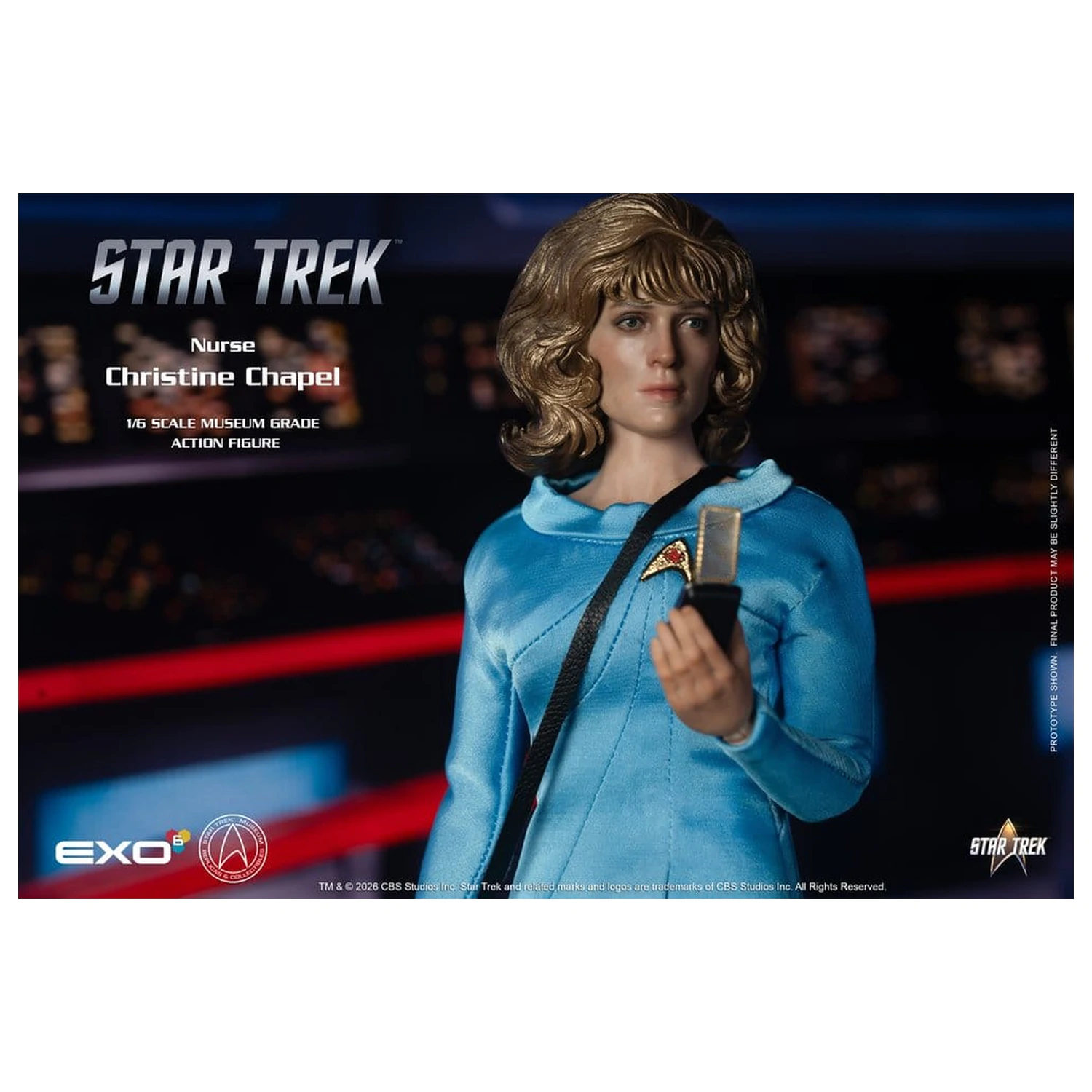 Star Trek: The Original Series Museum Grade Action Figur 1/6 Nurse Christine Chapel 28 Zentimeter Produktfoto
