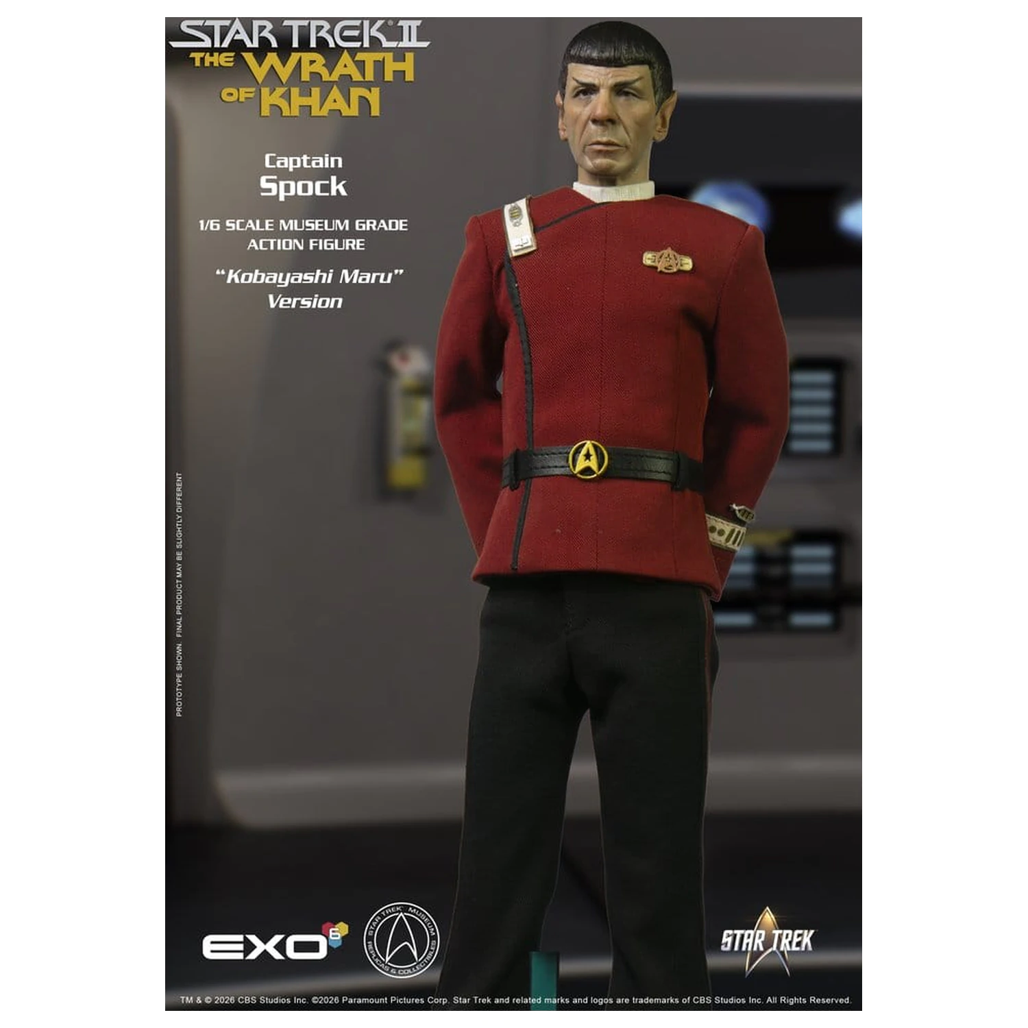 Star Trek: The Wrath of Khan Actionfigur 1/6 Captain Spock Kobayashi Maru Version 30 cm Produktfoto