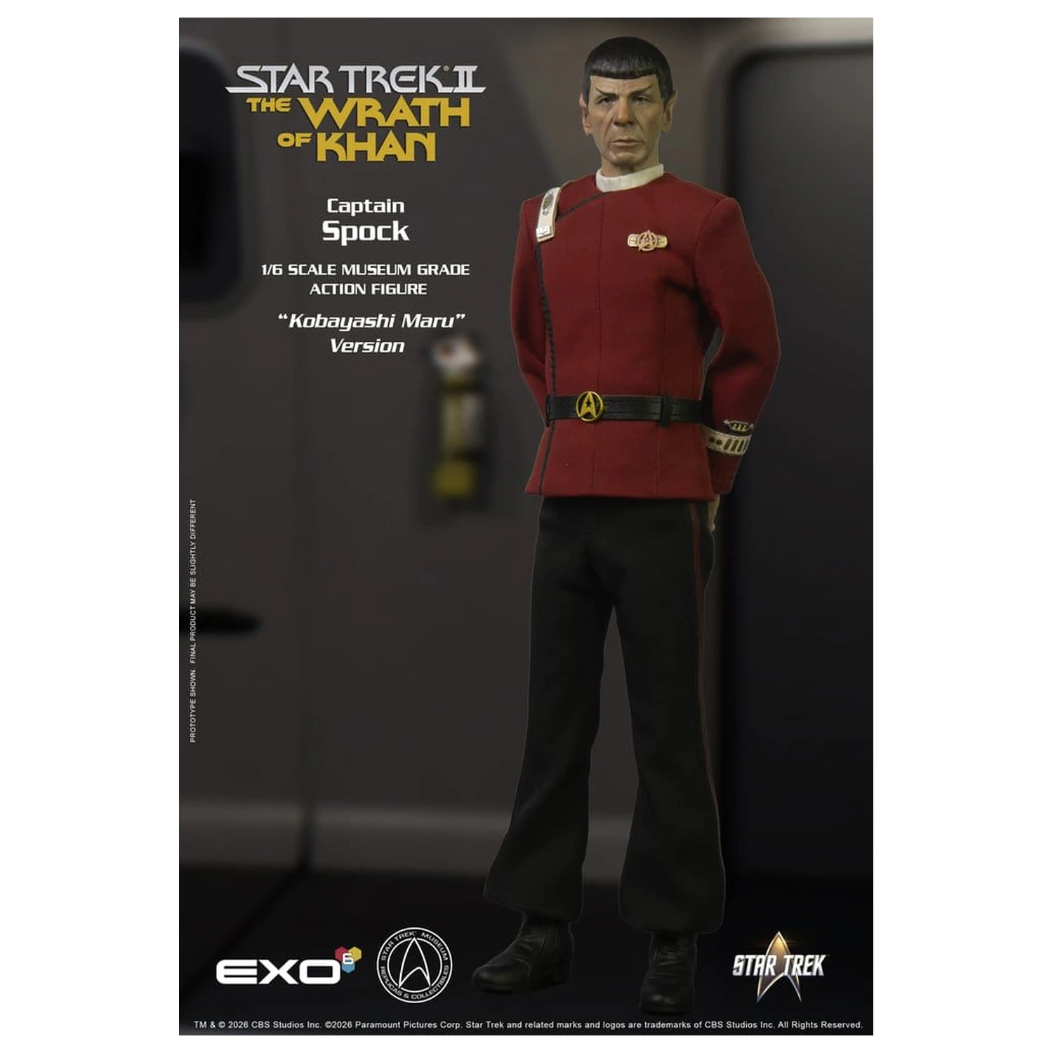 Star Trek: The Wrath of Khan Actionfigur 1/6 Captain Spock Kobayashi Maru Version 30 cm Produktfoto