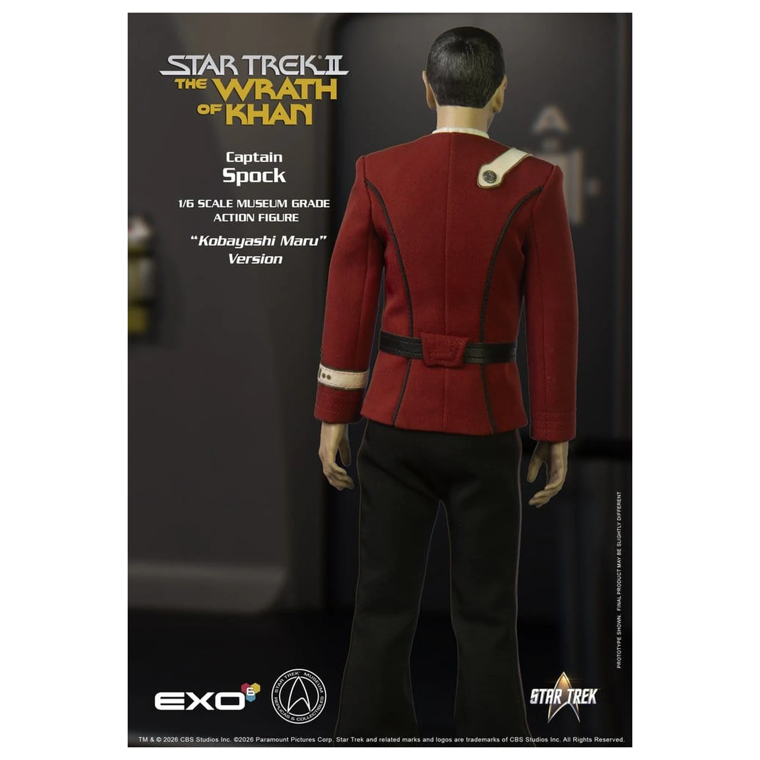 Star Trek: The Wrath of Khan Actionfigur 1/6 Captain Spock Kobayashi Maru Version 30 cm Produktfoto