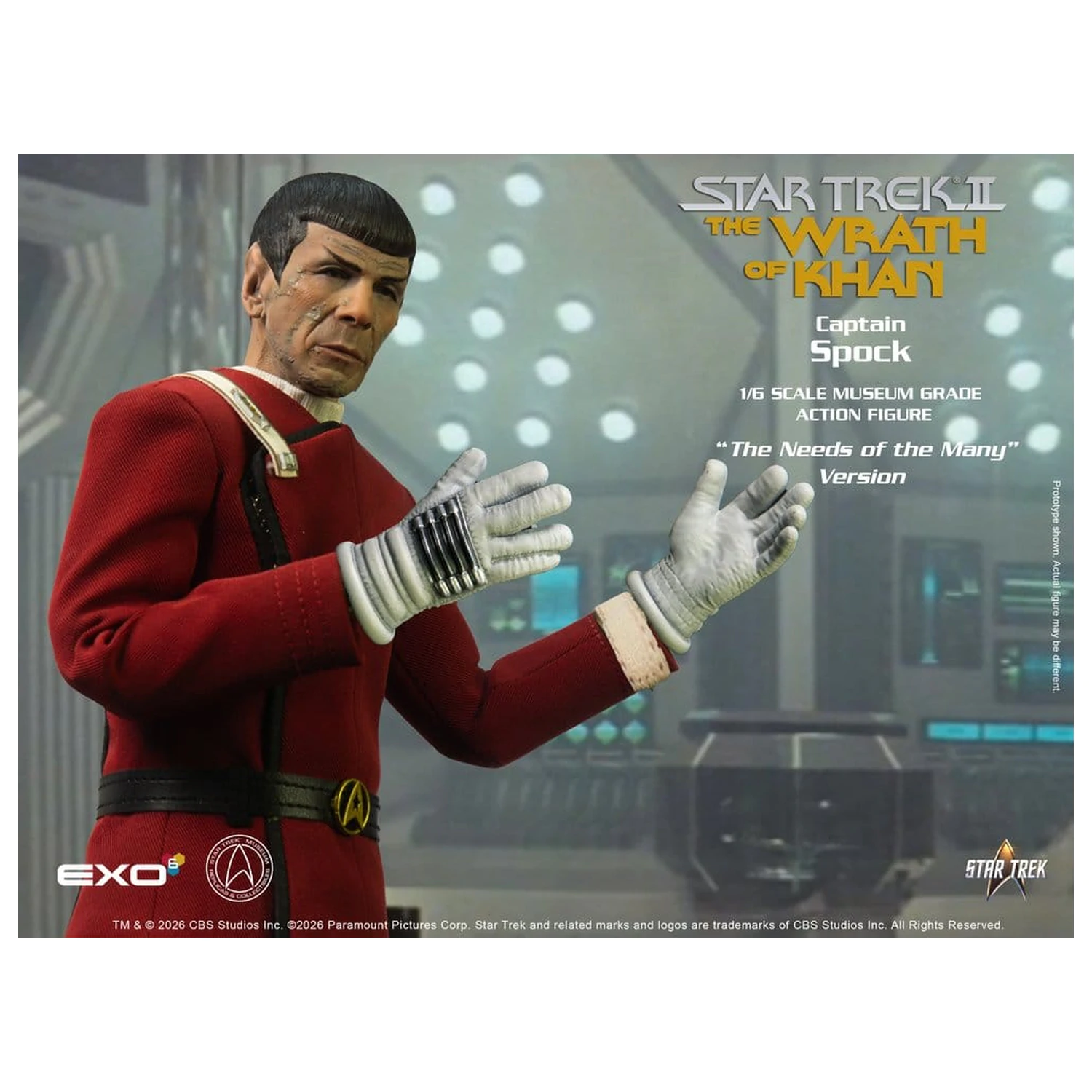 Star Trek: The Wrath of Khan Actionfigur 1/6 Captain Spock Needs of the Many Version 30 cm Produktfoto