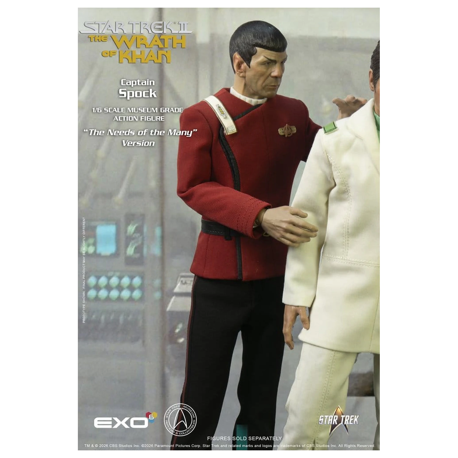 Star Trek: The Wrath of Khan Actionfigur 1/6 Captain Spock Needs of the Many Version 30 cm Produktfoto
