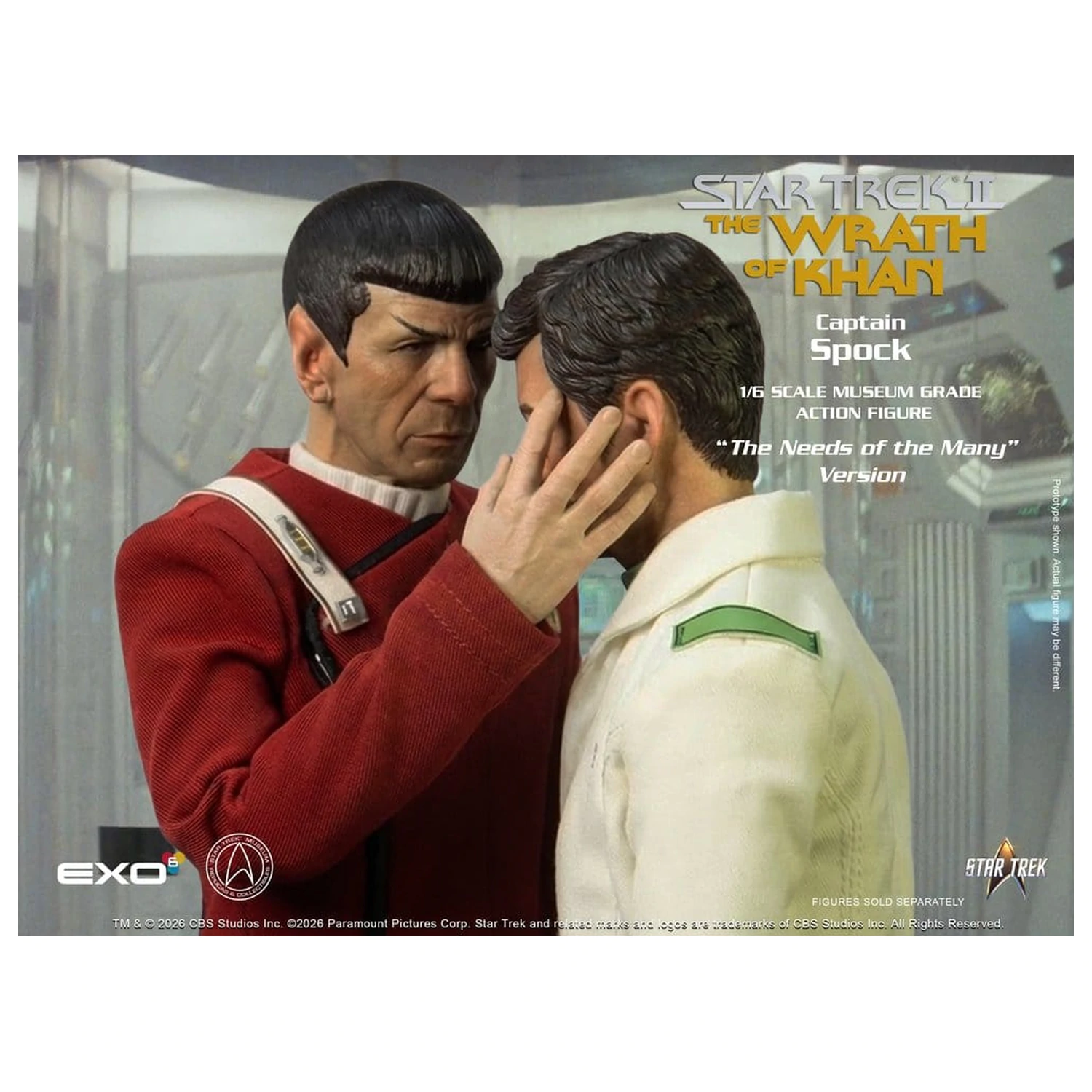 Star Trek: The Wrath of Khan Actionfigur 1/6 Captain Spock Needs of the Many Version 30 cm Produktfoto