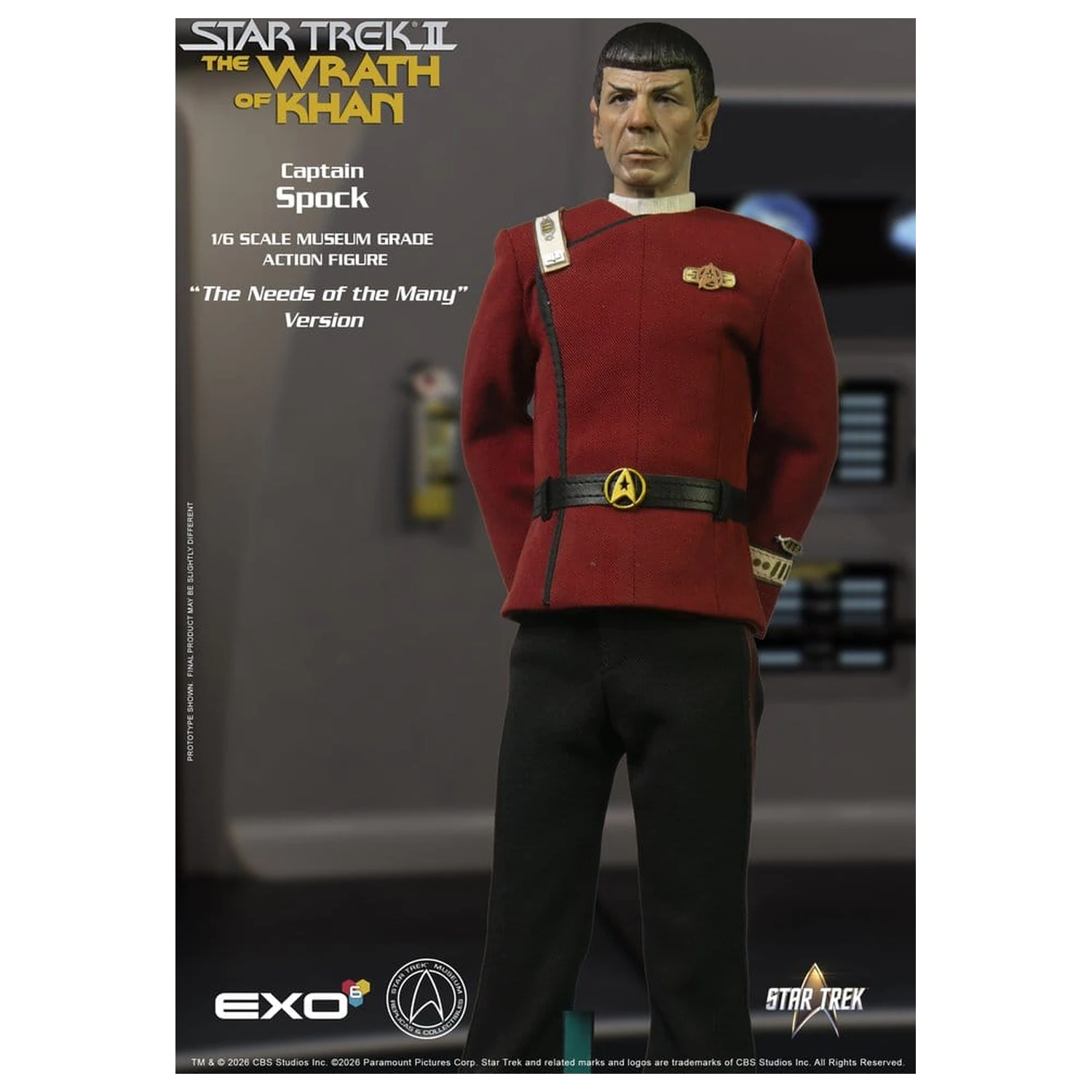 Star Trek: The Wrath of Khan Actionfigur 1/6 Captain Spock Needs of the Many Version 30 cm Produktfoto