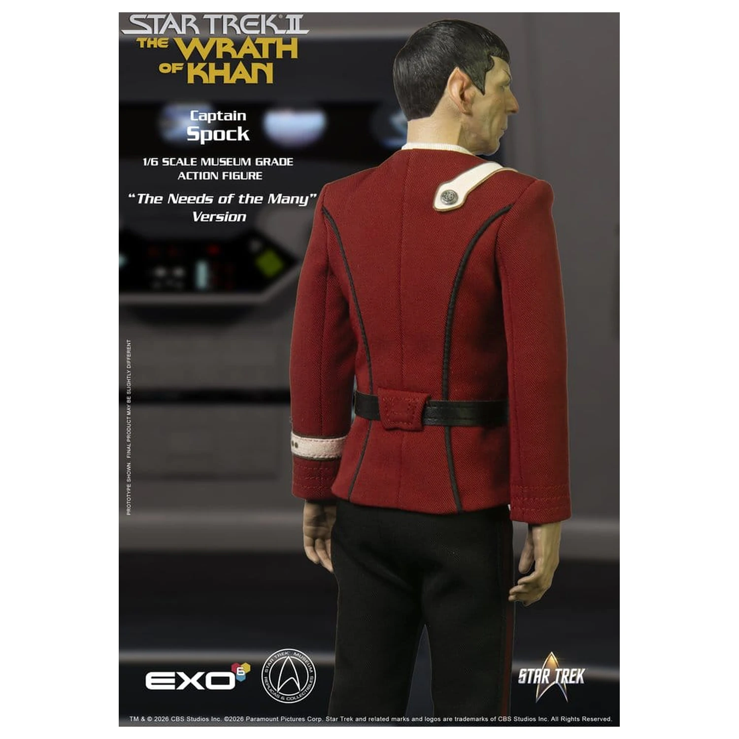 Star Trek: The Wrath of Khan Actionfigur 1/6 Captain Spock Needs of the Many Version 30 cm Produktfoto