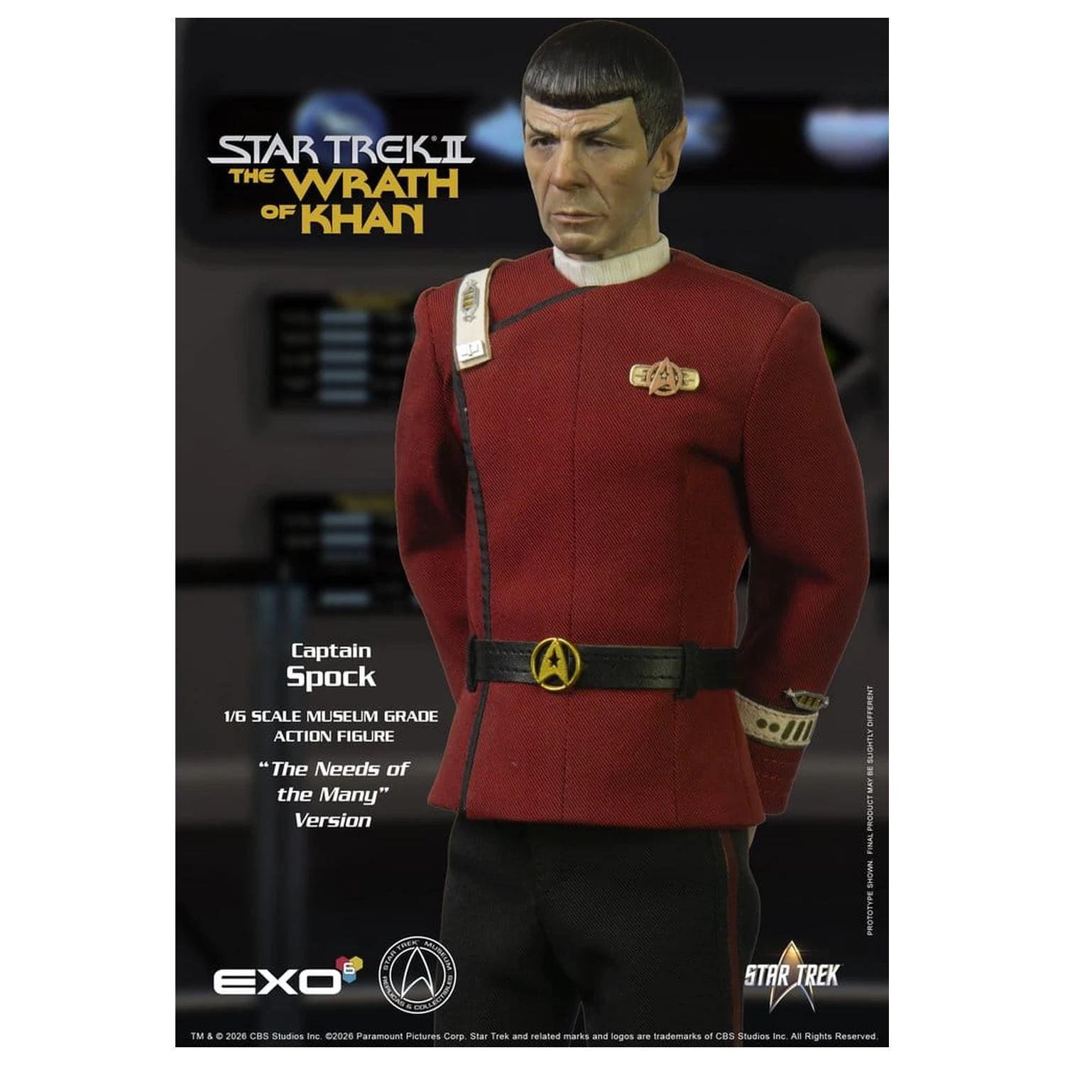 Star Trek: The Wrath of Khan Actionfigur 1/6 Captain Spock Needs of the Many Version 30 cm Produktfoto