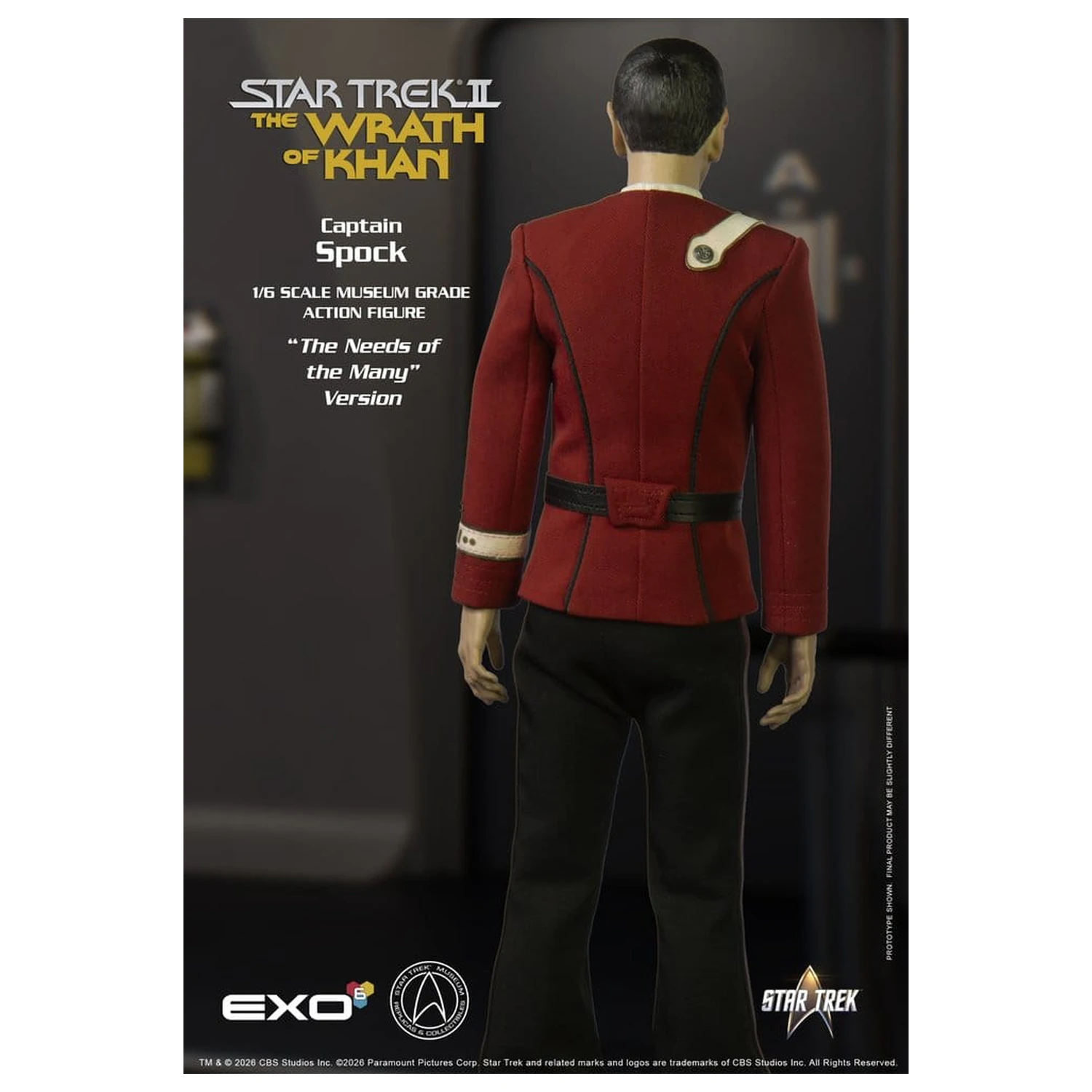 Star Trek: The Wrath of Khan Actionfigur 1/6 Captain Spock Needs of the Many Version 30 cm Produktfoto