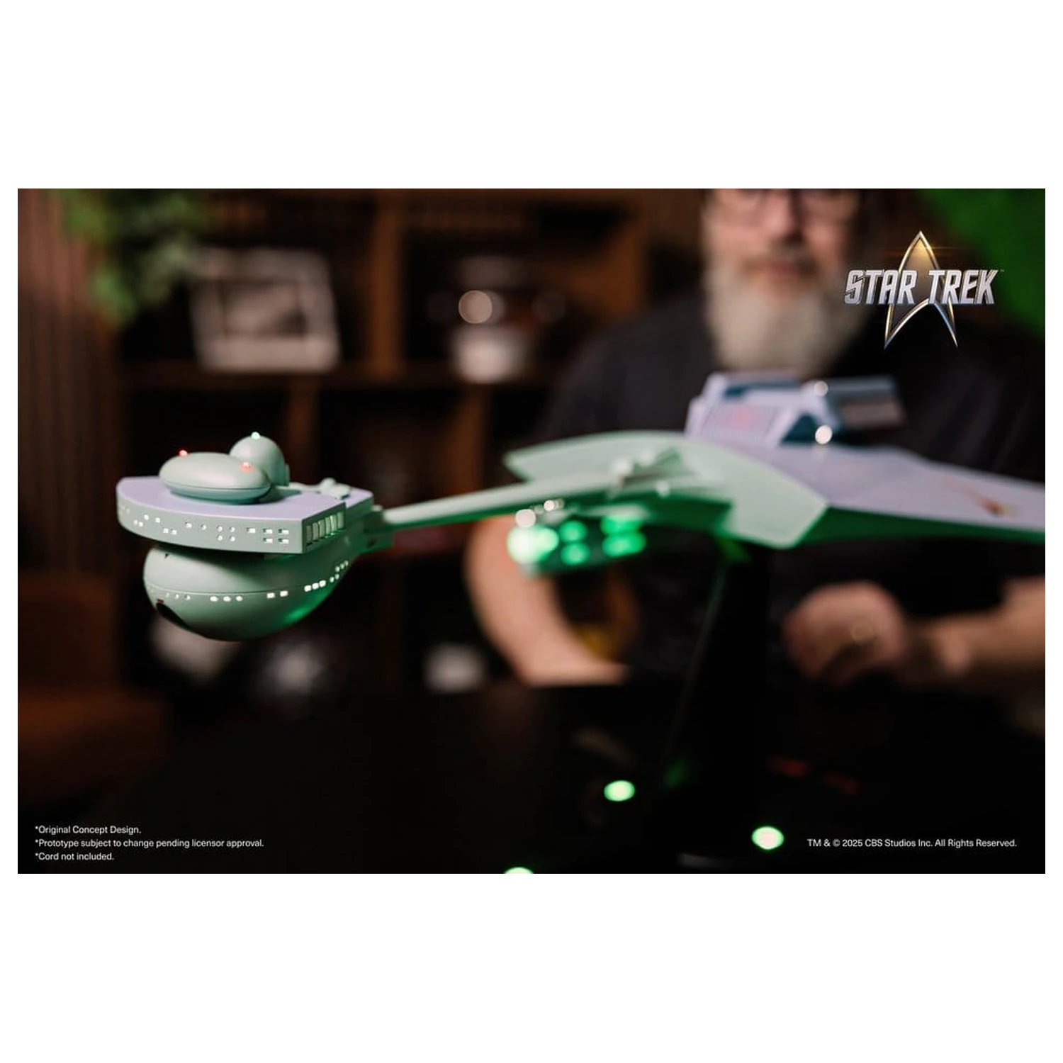 Star Trek TOS DieCast Nachbildung 1/350 Klingon D7 Battle Cruiser Original Concept Design heo EU Exclusive 66 cm Produktfoto