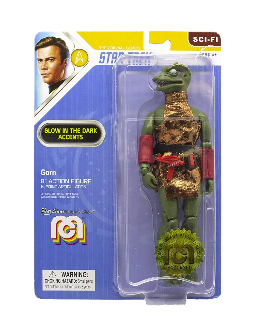 Star Trek TOS Actionfigur Gorn (Glow in the Dark) 20 cm Produktfoto