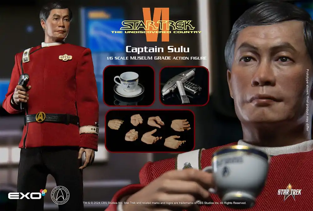 Star Trek VI: Das unentdeckte Land Actionfigur 1/6 Captain Hikaru Sulu 28 cm Produktfoto