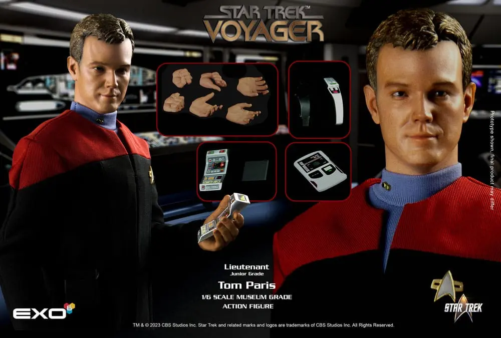 Star Trek: Voyager Action Figur 1/6 Lieutenant Junior Grade Tom Paris 30 cm Produktfoto