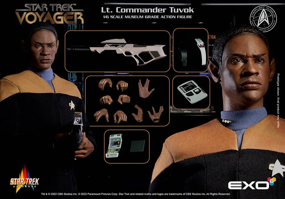 Star Trek: Voyager Actionfigur 1/6 Lt. Commander Tuvok 30 cm Produktfoto