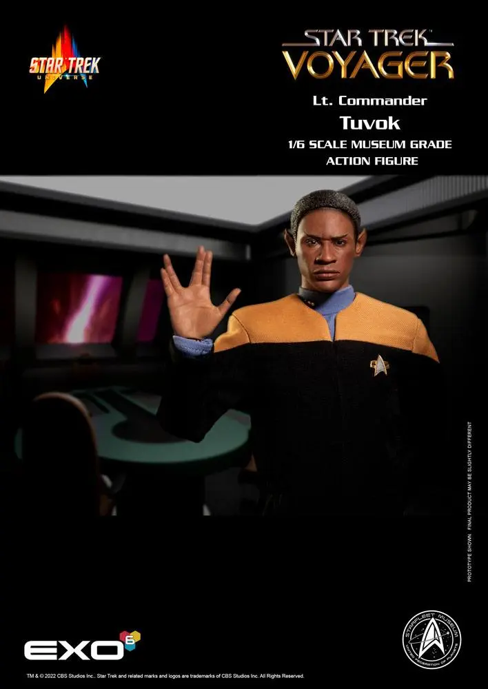 Star Trek: Voyager Actionfigur 1/6 Lt. Commander Tuvok 30 cm Produktfoto
