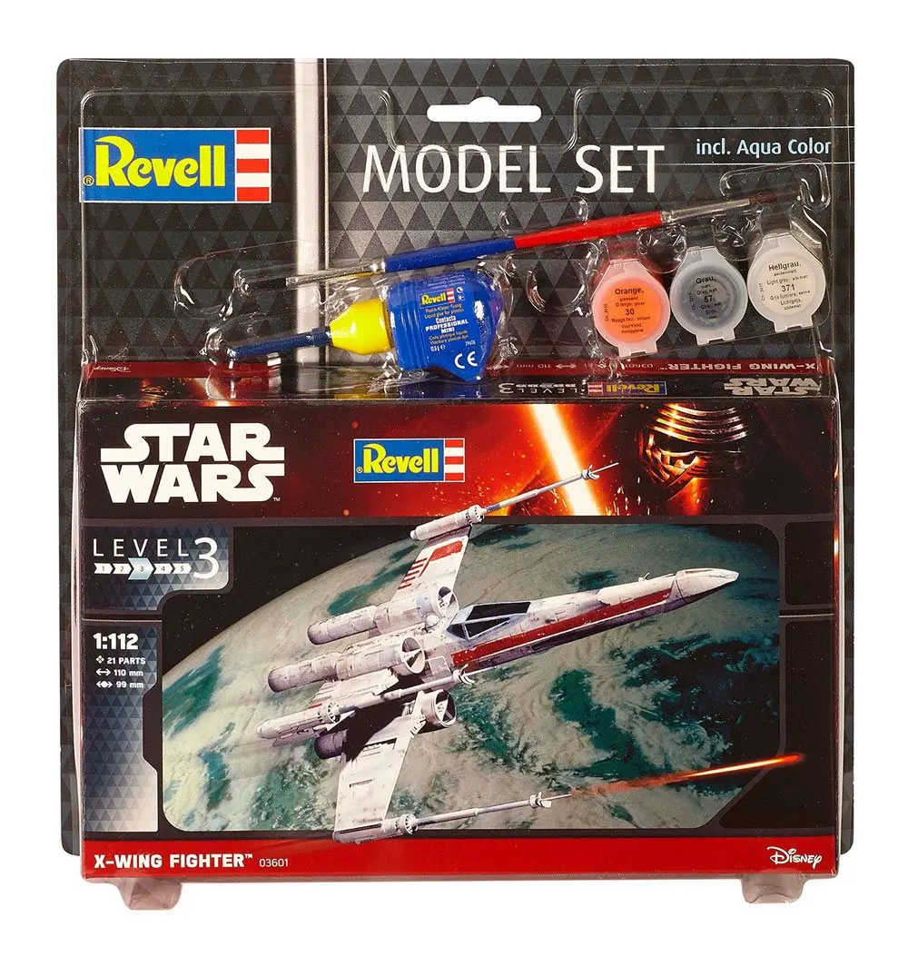 Star Wars Modellbausatz 1/112 Model Set X-Wing Fighter 11 cm termékfotó