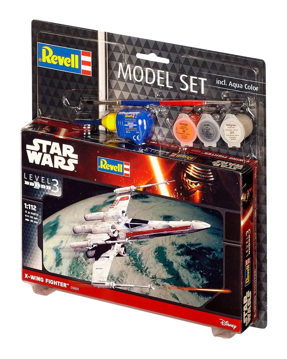 Star Wars Modellbausatz 1/112 Model Set X-Wing Fighter 11 cm termékfotó