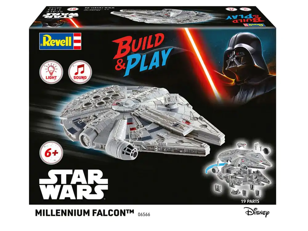 Star Wars Model Kit 1/164 Millennium Falcon 21 cm Produktfoto