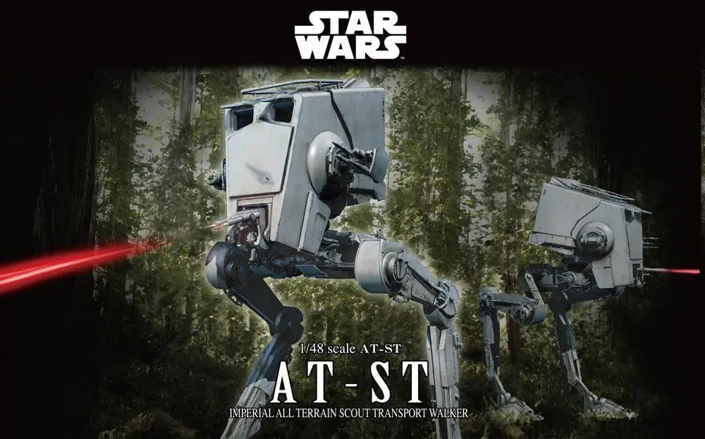 Star Wars Plastik-Modellbausatz 1/48 AT-ST Produktfoto