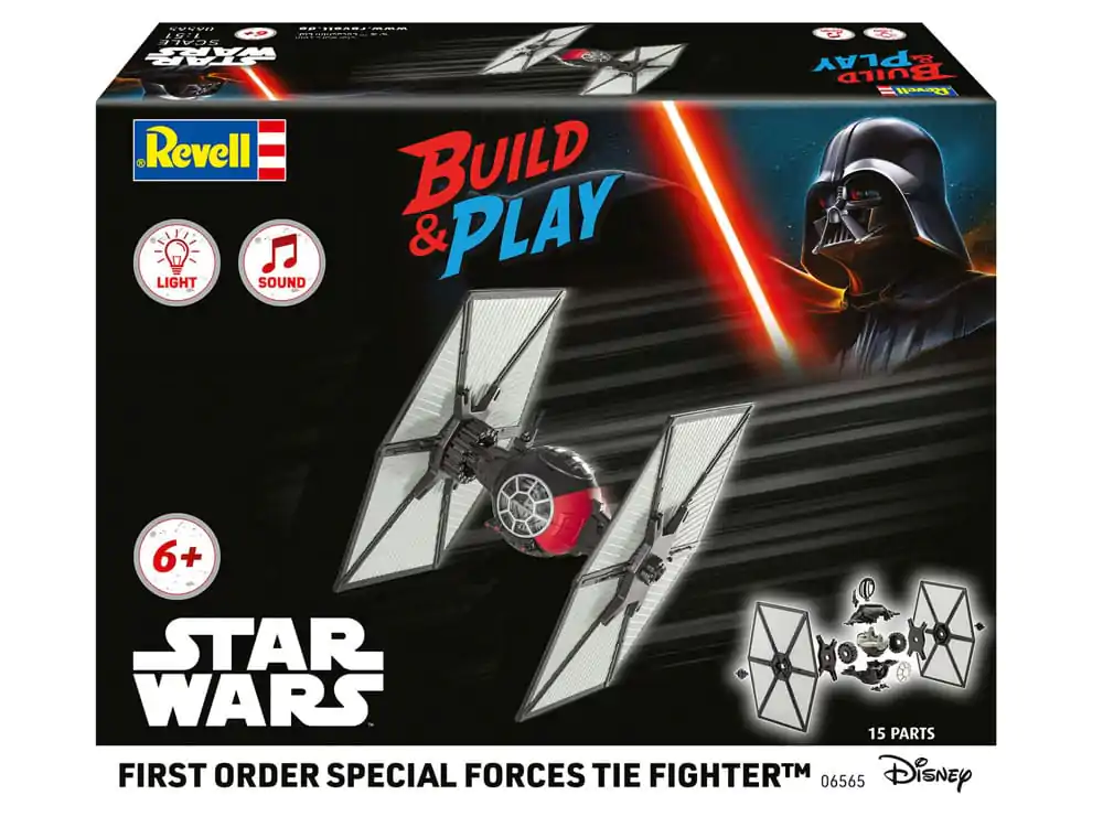 Star Wars Model Kit 1/51 First Order Special Forces TIE Fighter 14 cm Produktfoto