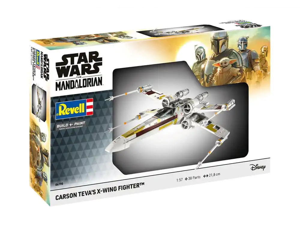 Star Wars Model Kit 1/57 Carson Teva's X-Wing Fighter 22 cm Produktfoto