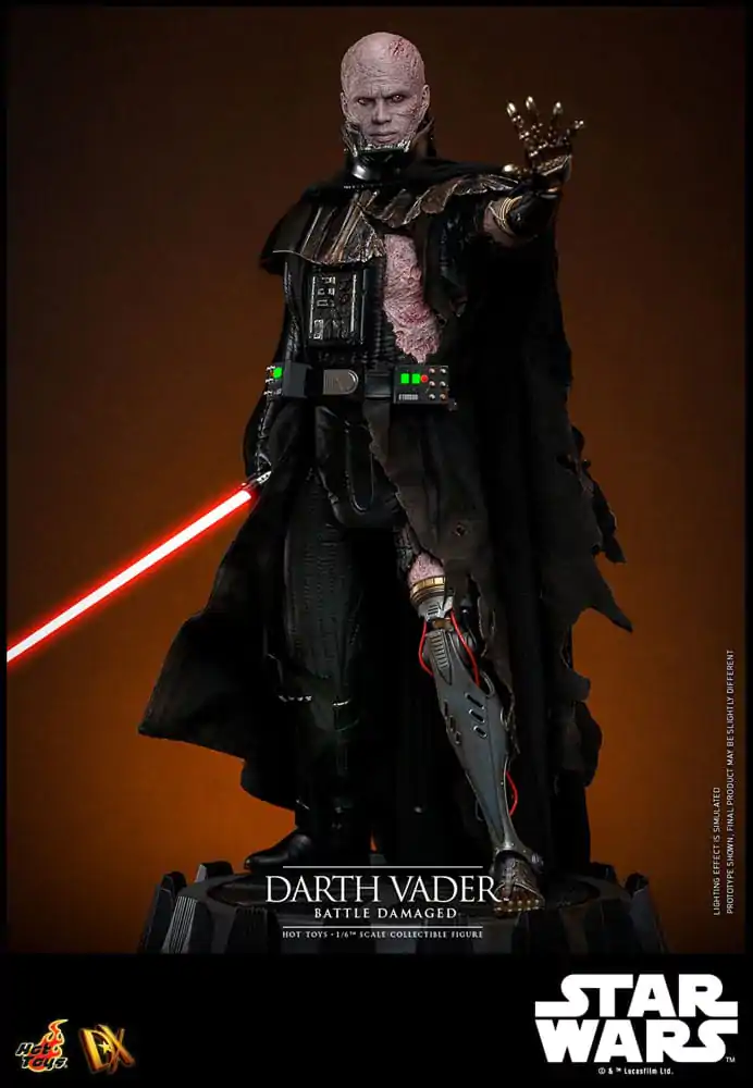 Star Wars Actionfigur 1/6 Darth Vader (Battle Damaged) 35 cm Produktfoto