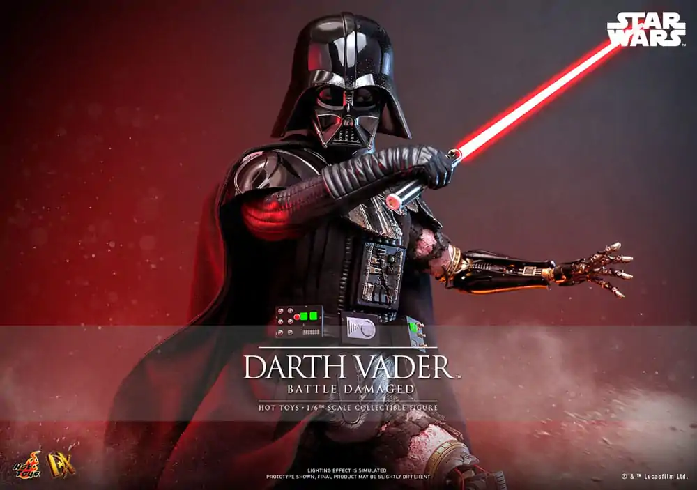 Star Wars Actionfigur 1/6 Darth Vader (Battle Damaged) 35 cm Produktfoto