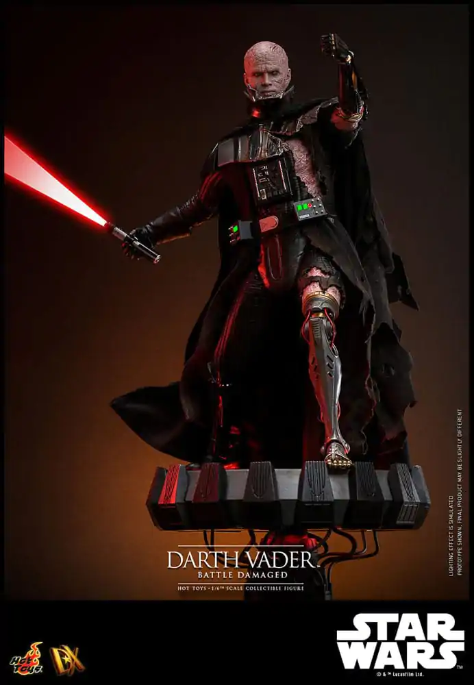 Star Wars Actionfigur 1/6 Darth Vader (Battle Damaged) 35 cm Produktfoto