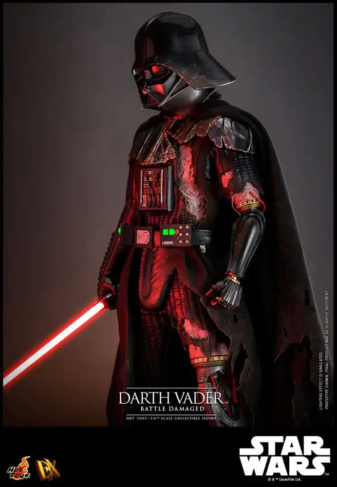 Star Wars Actionfigur 1/6 Darth Vader (Battle Damaged) 35 cm Produktfoto