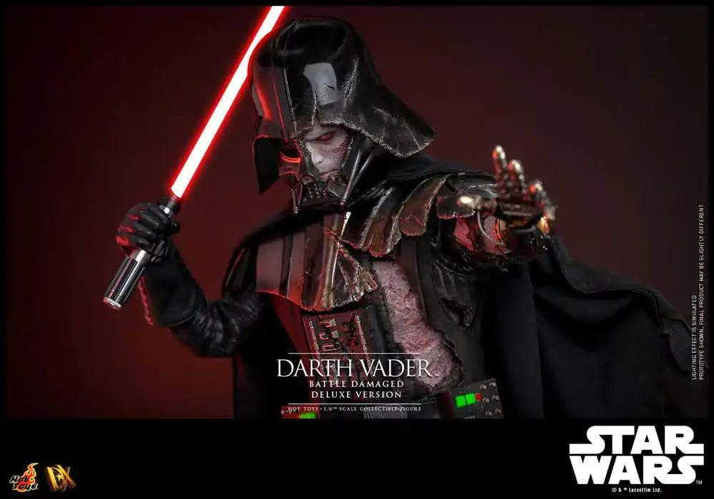 Star Wars Actionfigur 1/6 Darth Vader (Battle Damaged) Deluxe Version 35 cm Produktfoto