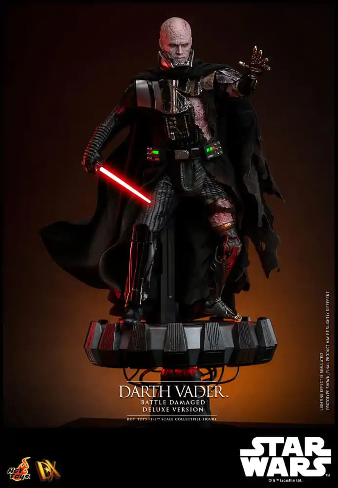 Star Wars Actionfigur 1/6 Darth Vader (Battle Damaged) Deluxe Version 35 cm Produktfoto