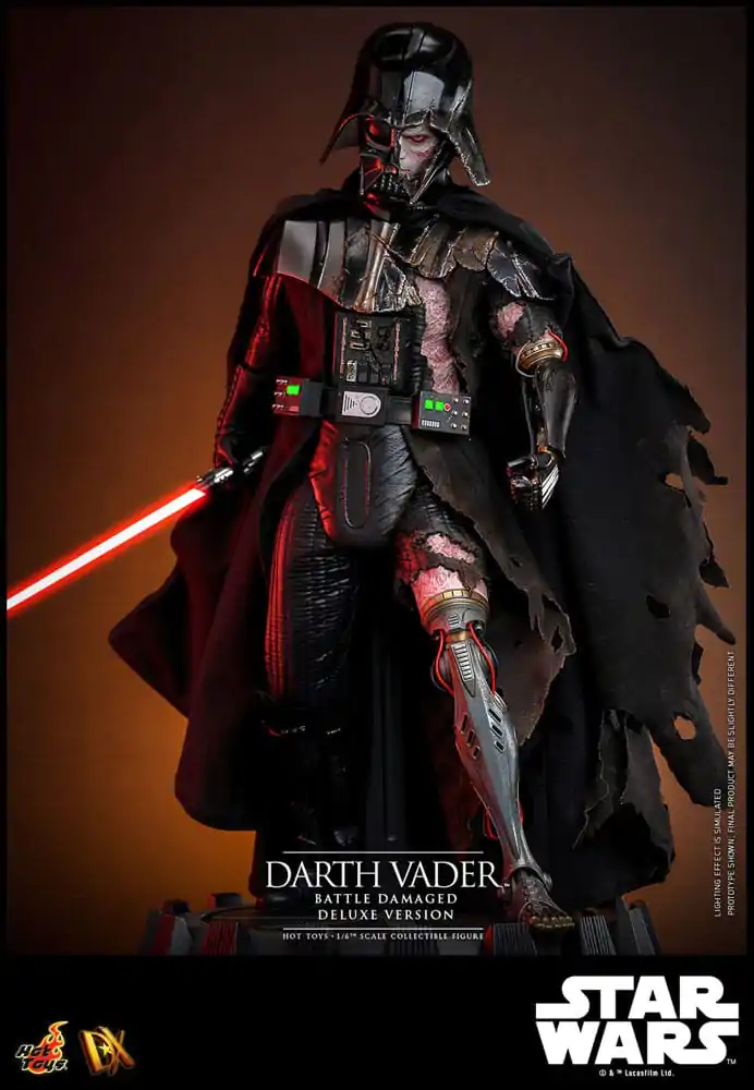 Star Wars Actionfigur 1/6 Darth Vader (Battle Damaged) Deluxe Version 35 cm Produktfoto