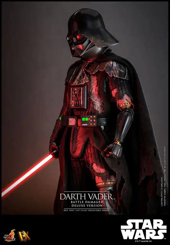 Star Wars Actionfigur 1/6 Darth Vader (Battle Damaged) Deluxe Version 35 cm Produktfoto