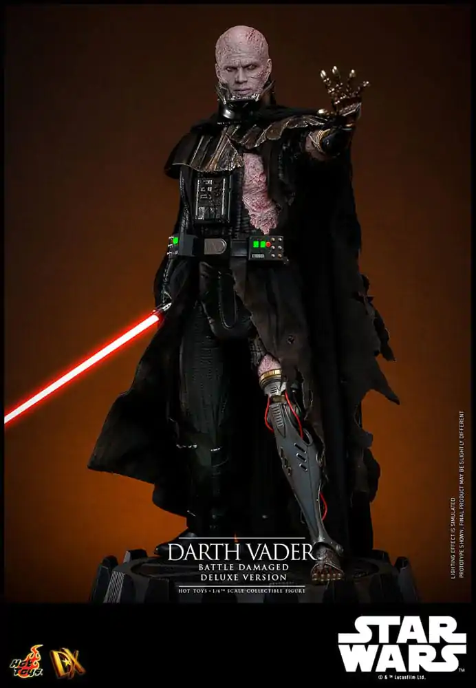 Star Wars Actionfigur 1/6 Darth Vader (Battle Damaged) Deluxe Version 35 cm Produktfoto