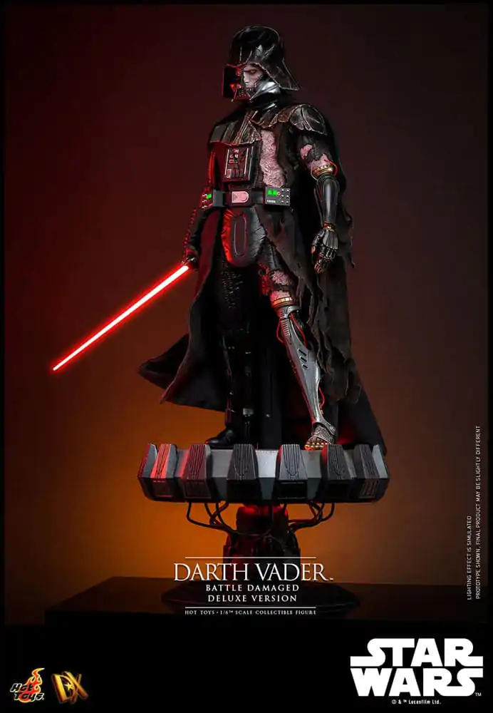 Star Wars Actionfigur 1/6 Darth Vader (Battle Damaged) Deluxe Version 35 cm Produktfoto