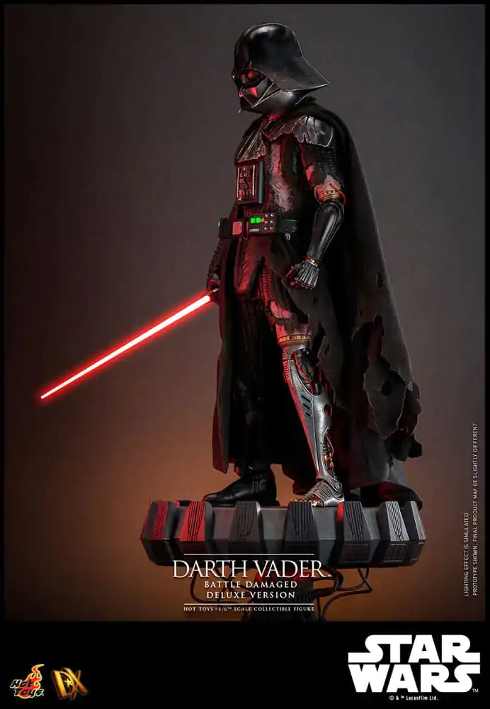 Star Wars Actionfigur 1/6 Darth Vader (Battle Damaged) Deluxe Version 35 cm Produktfoto