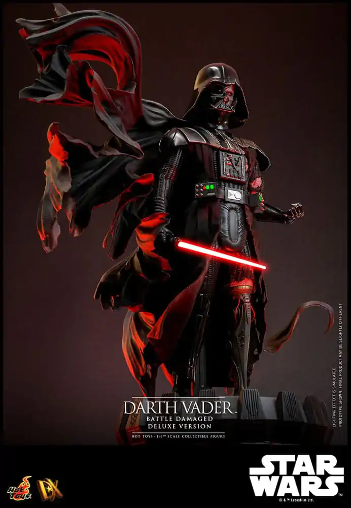 Star Wars Actionfigur 1/6 Darth Vader (Battle Damaged) Deluxe Version 35 cm Produktfoto