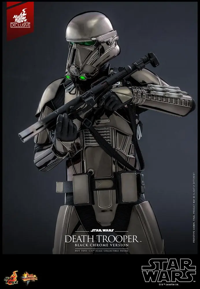 Star Wars Actionfigur 1/6 Death Trooper (Black Chrome) 32 cm Produktfoto