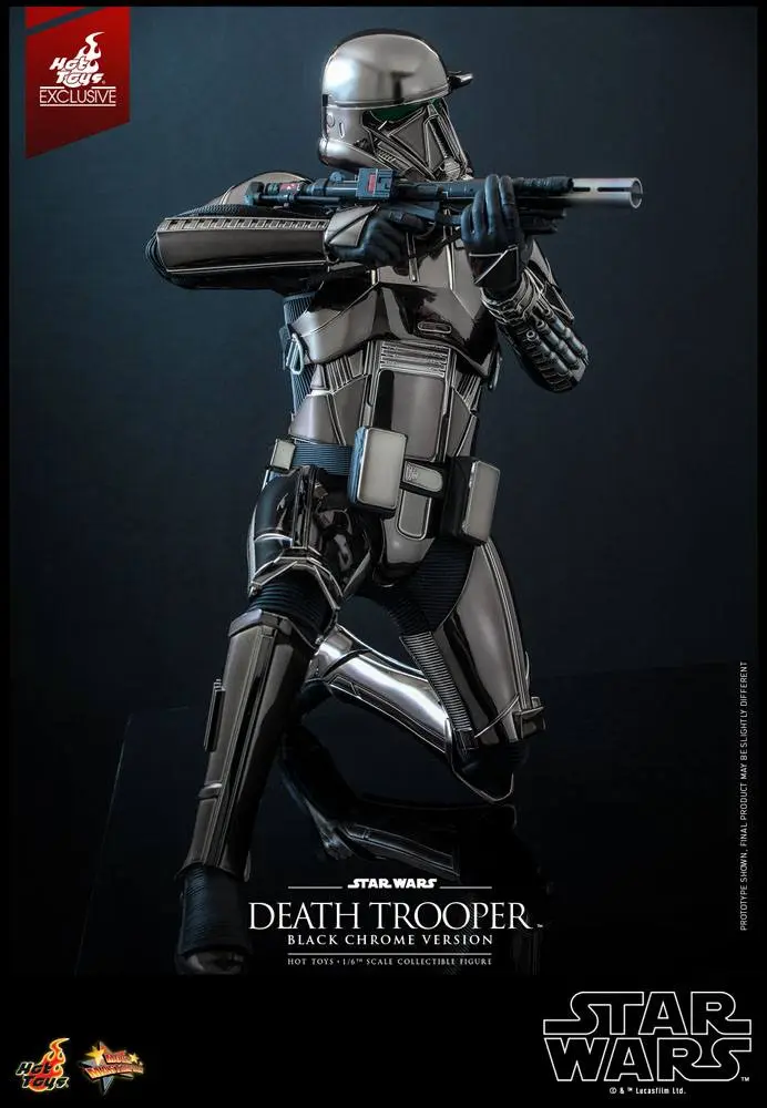 Star Wars Actionfigur 1/6 Death Trooper (Black Chrome) 32 cm Produktfoto