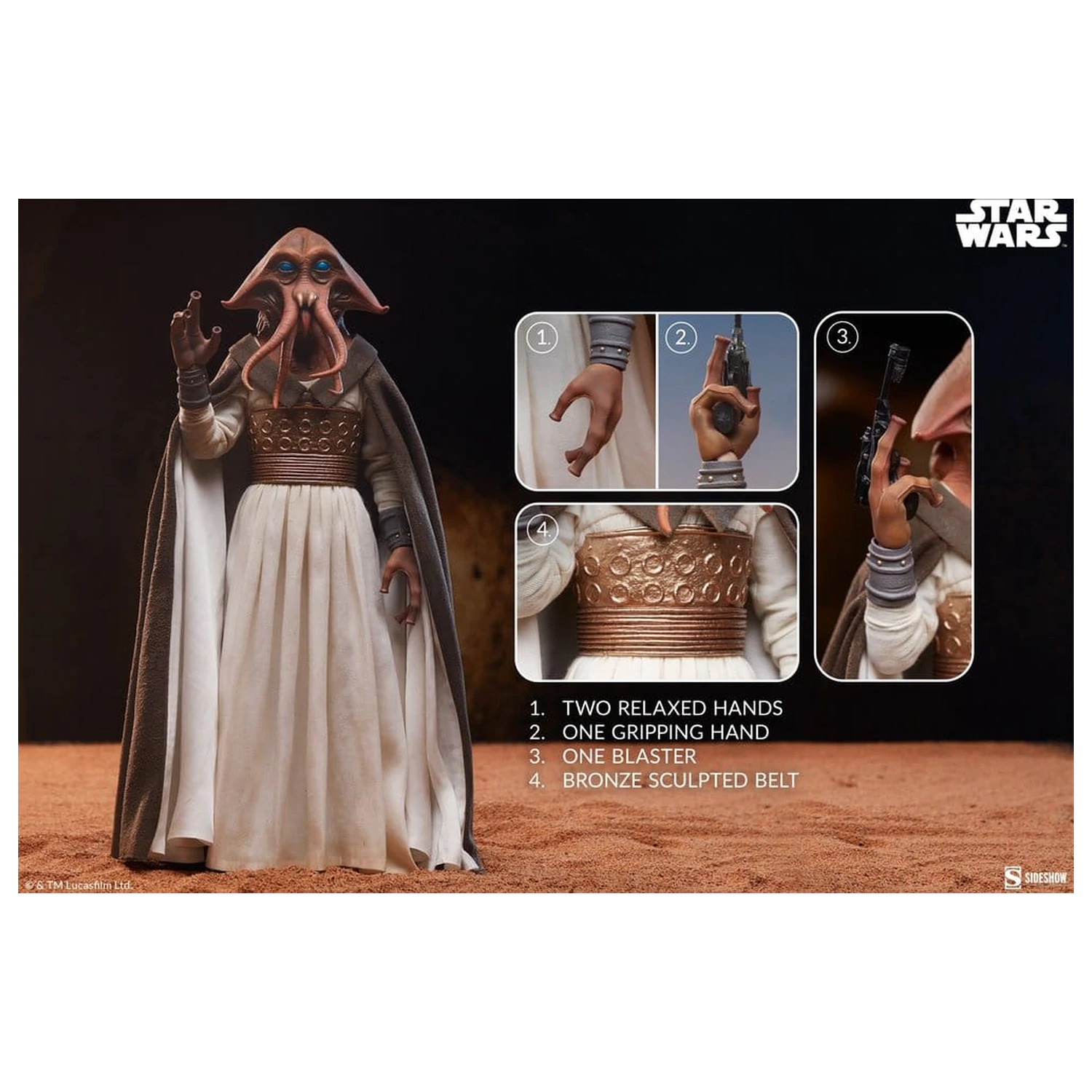 Star Wars Actionfigur 1/6 Tessek 32 cm Produktfoto