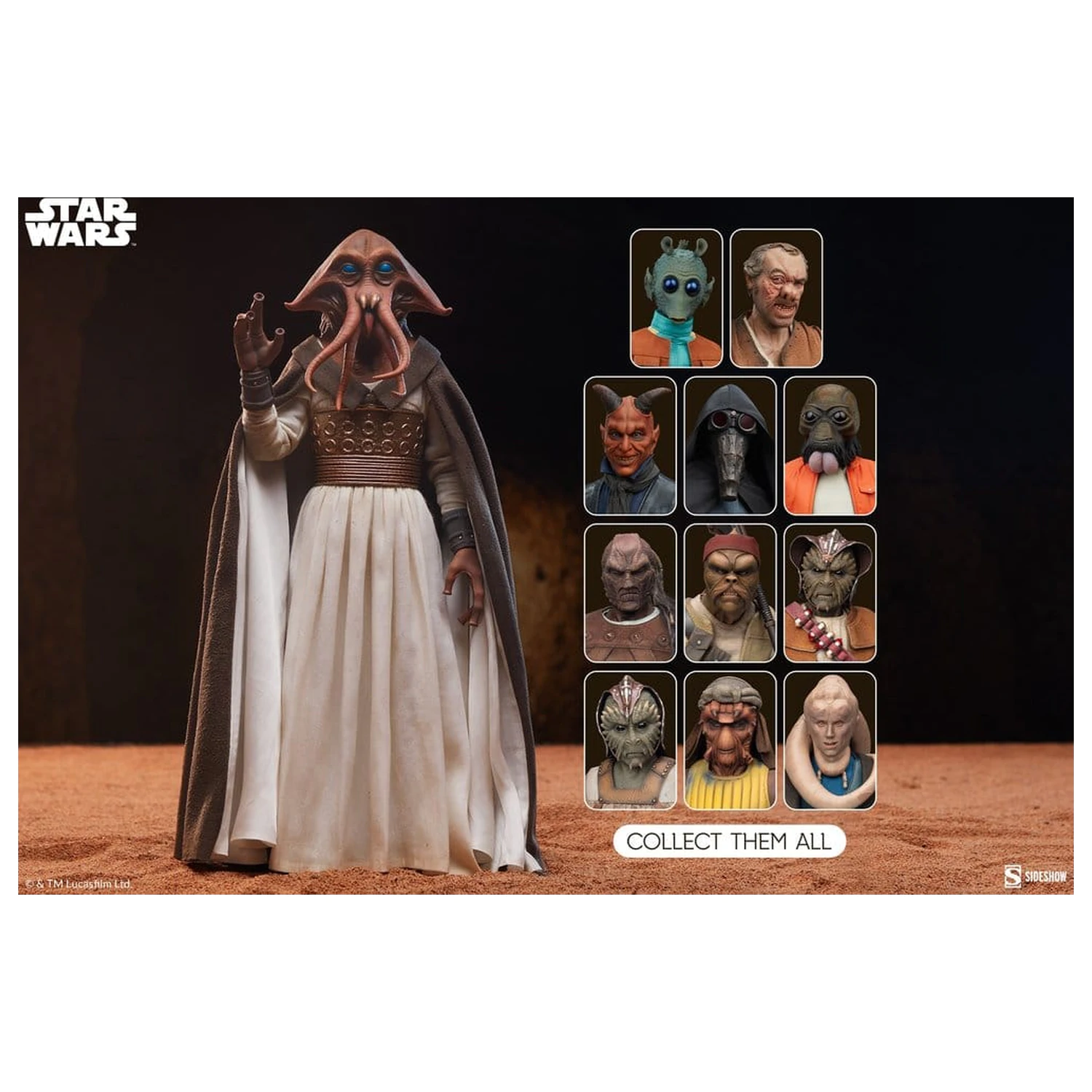 Star Wars Actionfigur 1/6 Tessek 32 cm Produktfoto