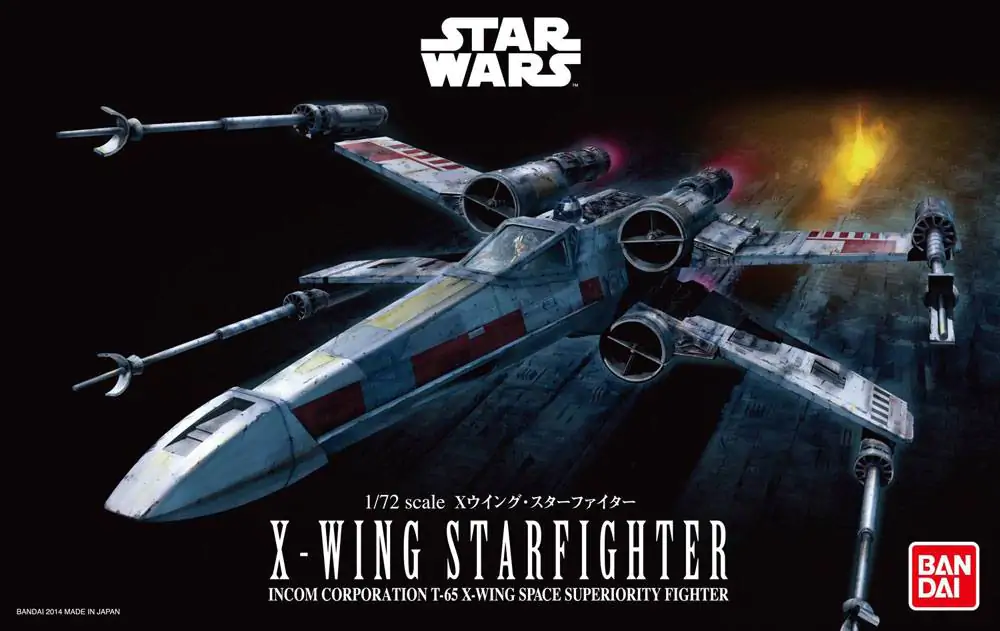 Star Wars Plastik-Modellbausatz 1/72 X-Wing Starfighter termékfotó